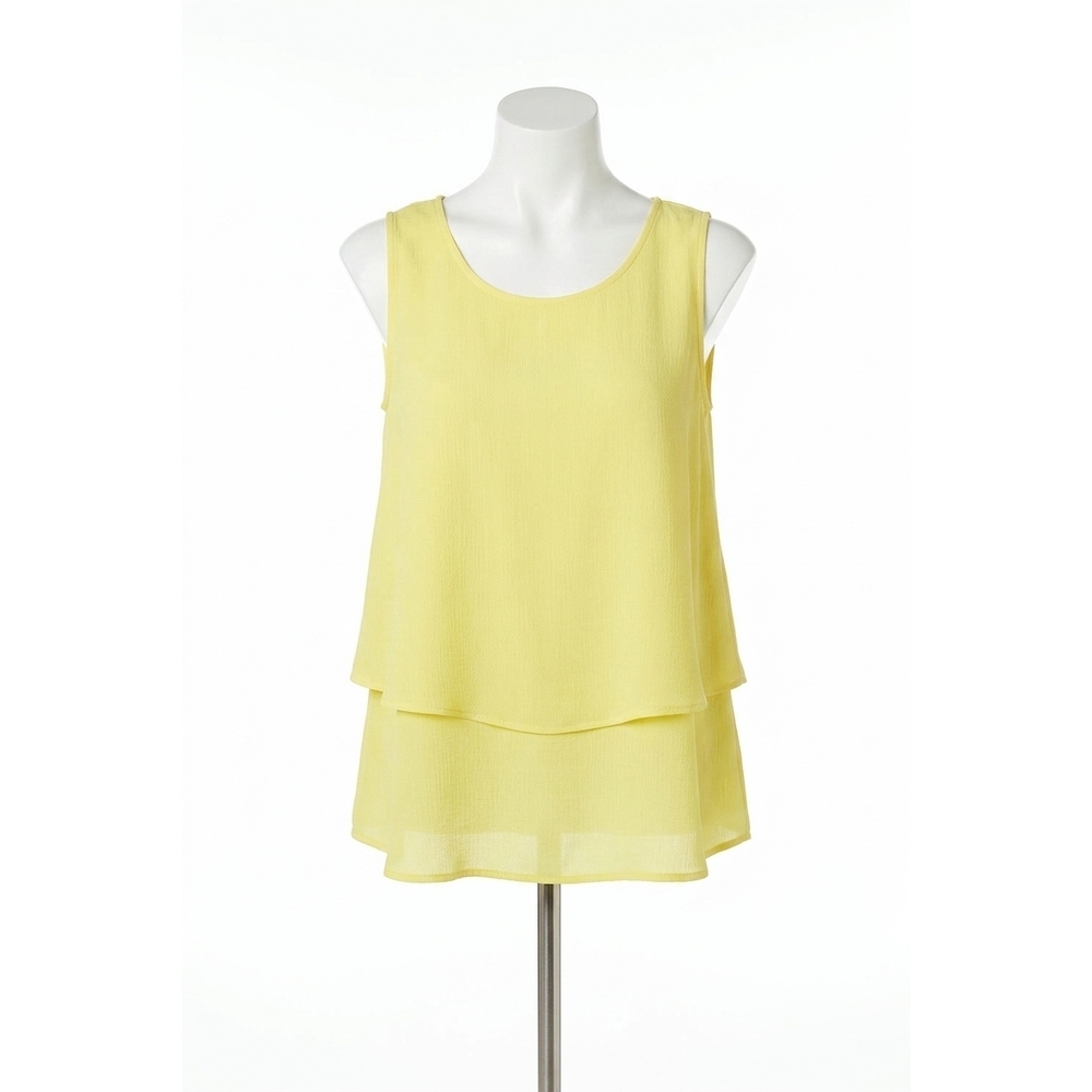 NEW COCO + CARMEN callum double layer tank in yellow